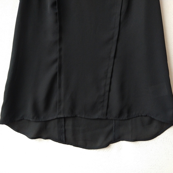 Anthropologie | Maeve Sleeveless Black Blouse | Size XXSP - Picture 4 of 9